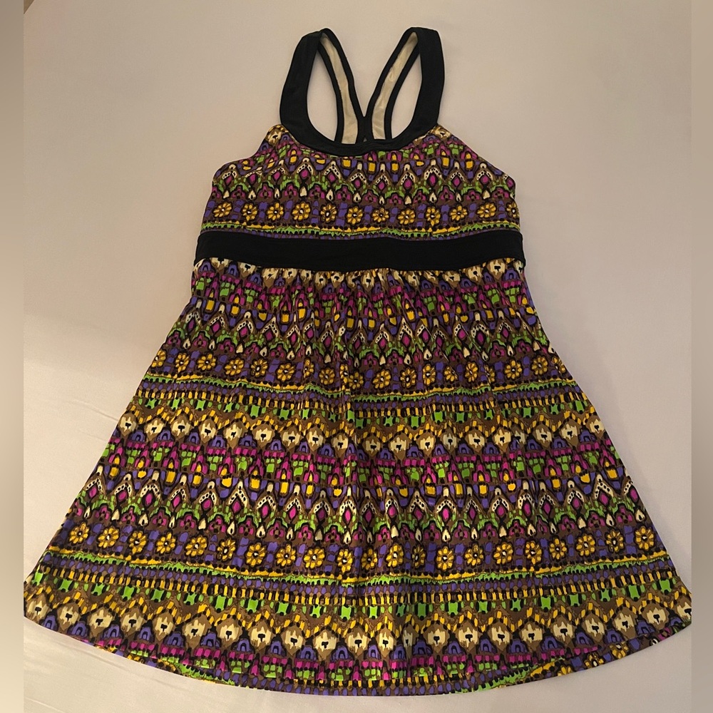NWOT It Figures! Slender Thighs Boho Swimdress - 10